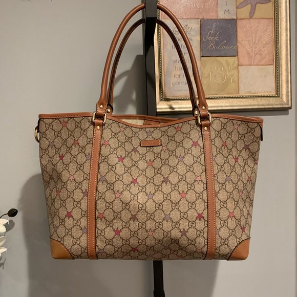 Authentic Gucci Joy supreme star tote - Picture 2 of 11